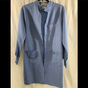 Fashion Seal Women's Scrub Jacket Blue Size Small
